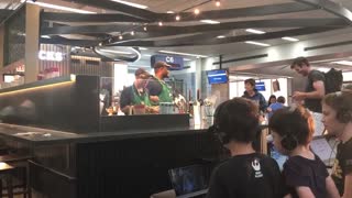 Coffee Order Opera Delights Airport Customers