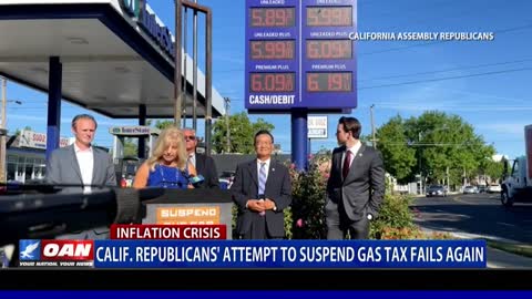 Calif. Republicans attempt to suspend gas tax fails again