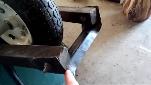 Redneck Repair No. 3: Making a cheapskate wheelbarrow wheel work better