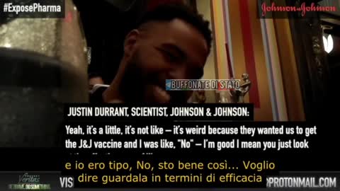 Shock, Dipendenti della J&J sconsigliano vivamente i loro vaccini