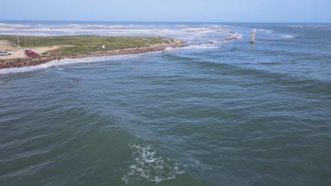 Hurricane Delta Surf South Padre Tx