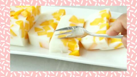 Mango milk dessert recipe