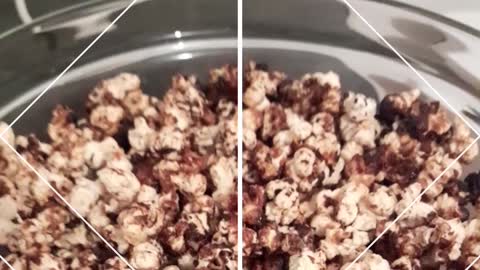 Enjoy sweet popcorn with easiest way😋