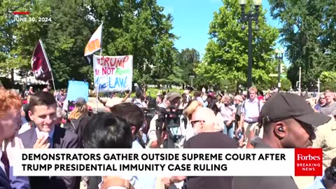 Paid Democrats meltdown Outside Supreme Court After Ruling In Trump Presidential Immunity Case 😂