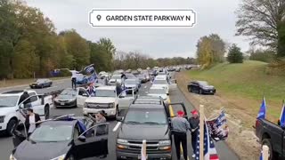 Pro Trump protesters block Garden State Parkway