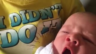 Little Boy Preciously Sings To His Newborn Baby Sister