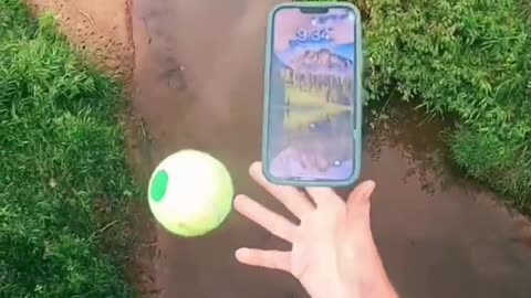 That's amazing. The iPhone and tennis can play so well