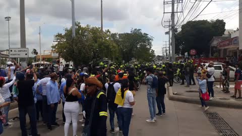 Tensión con la Policía