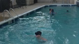 Owen's slow motion plunge!