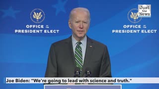 Joe Biden: "We're going to lead with science and truth"
