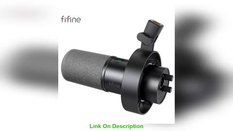 Best Seller FIFINE USB/XLR Dynamic Microphone with Sho