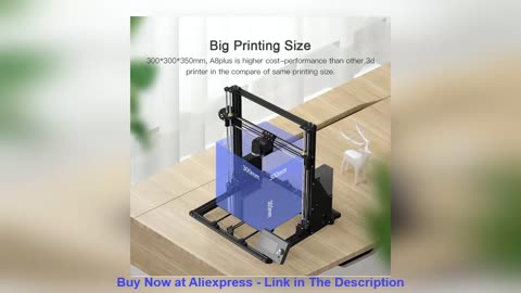 ❄️ New Large Print Size Dual Z Axis Anet A8 Plus 3D Printer 3D DIY Kit Reprap i3 Max 300*300*350mm