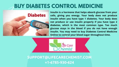 Buy Diabetes Control Medicine