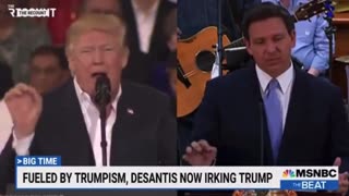 Ron DeSantis mimics Trumps Hand Gestures Because He’s a Loser