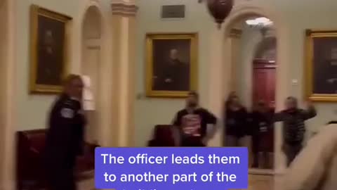 Watch Officer Eugene Goodman trick rioters into following him away from the Senate.