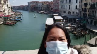 The Romantic Water in Venice Italy