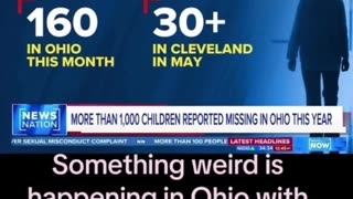 Over 1,000 missing kids in Ohio this year, 160 this month!!