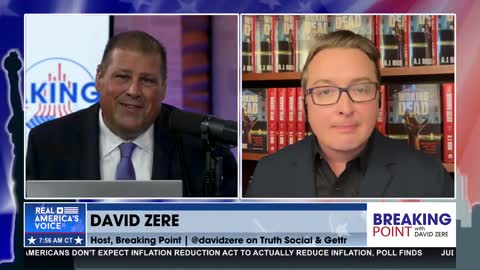 August 24, 2022 – Interview on Breaking Point with David Zere on Real America's Voice TV