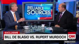 NYC Mayor Bill De Blasio defends free press, slams Rupert Murdoch