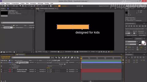 After Effects 3D Space MG Graphic Element Animation X