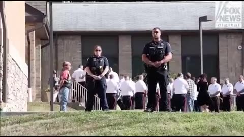 Corey Comperatore’s casket arriving at his funeral