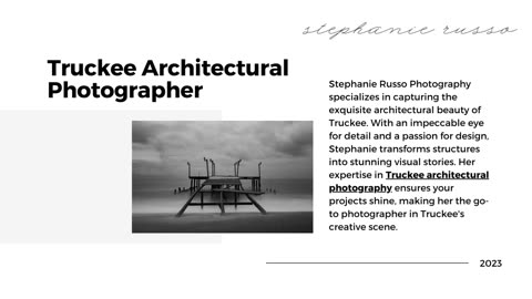 Truckee Architectural Photographer