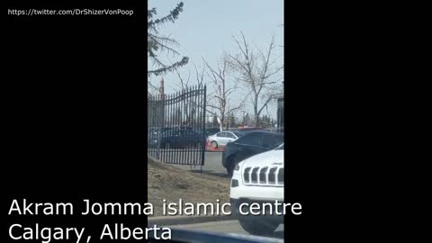 While Militarizing Area Around Church, Alberta Police Ignore Large Mosque Meeting Regularly