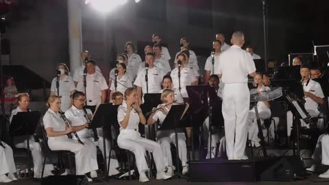 U.S. Navy Band "Concert On the Avenue" August 2, 2022 Armed Forces Medley