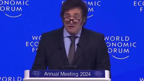 President of Argentina Javier Milei demolishes socialism in front of a bunch of socialists at W.E.F