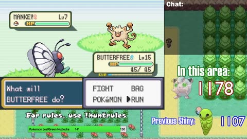 Pokémon FireRed, but I need to catch a Shiny to leave a Route #34 *STREAM ARCHIVE*