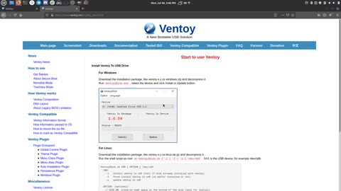 Let's Install Ventoy in Linux