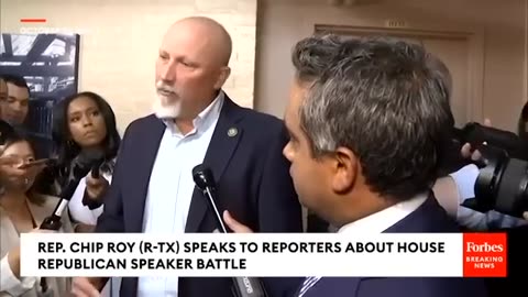 'One Of The Swampier Things I've Seen'- Chip Roy Pressed On Not Voting For Scalise As House Speaker