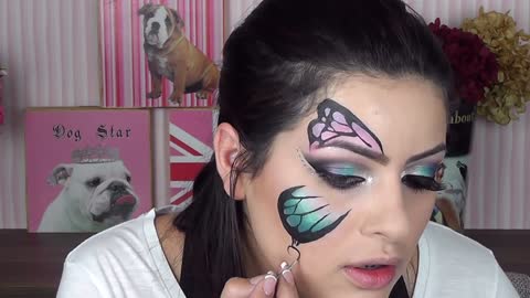CHECK THIS INCREDIBLE BUTTERFLY MAKEUP