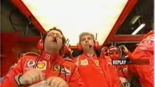 Ralf Schumacher atropela Rubens Barrichello na Largada do GP da Australia de F1 de 2002