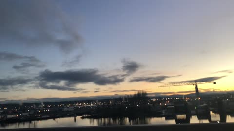new tacoma, seattle, night view
