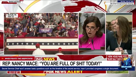 REP. NANCY MACE: "YOU ARE FULL OF SHIT TODAY" TO SECRET SERVICE DIRECTOR CHEATLE