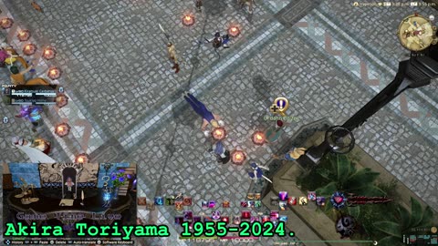 Akira Toriyama Vigil in FFXIV - Game Time Live