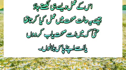 Very Nice saying by Nabi pak saw