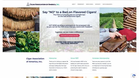 FDA is preparing to ban flavored cigars in 2023, we need your help.