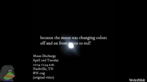 Strange phenomenon was captured on the moon - Recording from Tennessee Nashville 4/9/24