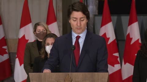 Justin Trudeau – Prime Minister of Canada delivers Remarks on Russia's attack on Ukraine