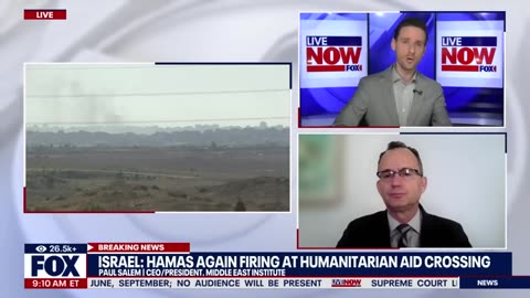 Israel-Hamas war_ Terrorists fire at Gaza aid crossing, US floating pier complete _ LiveNOW from FOX