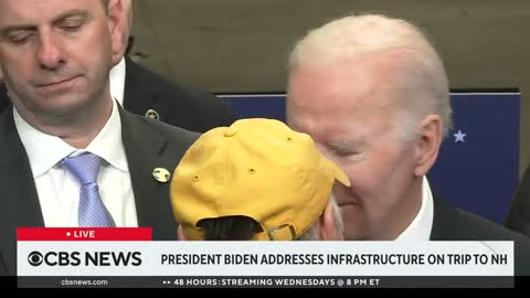 Biden talks infrastructure and the economy in New Hampshire
