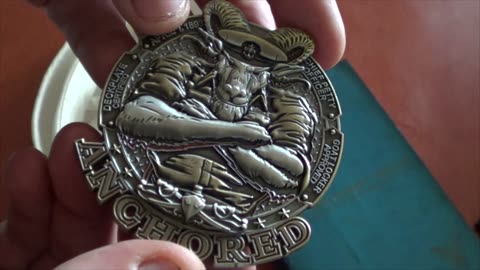 US Navy Chief Anchored Surface Warfare Collectible Challenge Coin