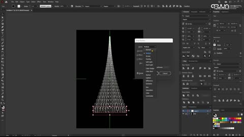 HOW TO CREATE TEXT INTO A TOWER SHAPE IN ILLUSTRATOR | #arjun #design