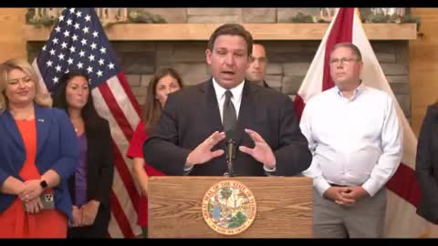 Governor Ron DeSantis: "Available for All. Mandatory for None."