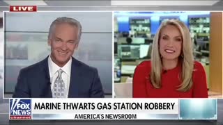 Fox News talks to hero Marine veteran who disarmed station robbers