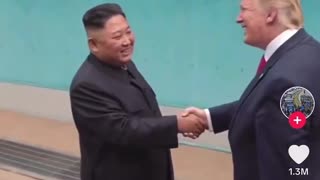 Trump Enters North Korea