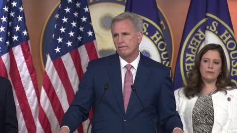 House Minority Leader Kevin McCarthy holds weekly press conference
