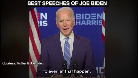 Watch- Best speeches of Joe Biden